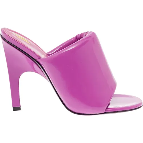 Rose Mule Sandals - Stylish and Durable , female, Sizes: 5 1/2 UK, 4 UK, 4 1/2 UK, 3 UK - The Attico - Modalova