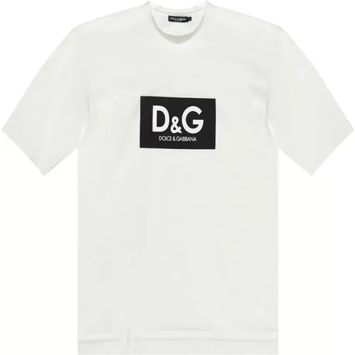 Logo T-Shirt , Herren, Größe: S - Dolce & Gabbana - Modalova