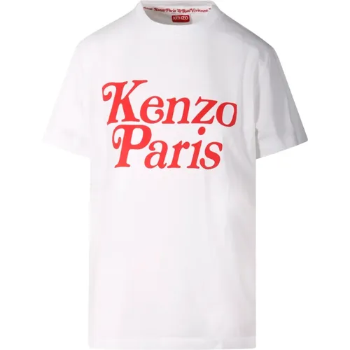 Off Verdy Loose T-Shirt , Damen, Größe: M - Kenzo - Modalova