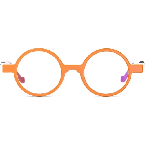 Runde Bio-Acetat Brille , unisex, Größe: 46 MM - Vava Eyewear - Modalova