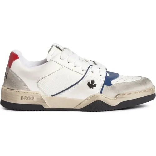 MultiColour Sneakers with Maple Leaf Motif , male, Sizes: 11 UK, 6 UK, 8 UK, 9 UK, 10 UK - Dsquared2 - Modalova