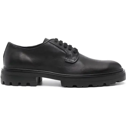 Schwarze Derby Schuhe , Herren, Größe: 40 1/2 EU - Hogan - Modalova