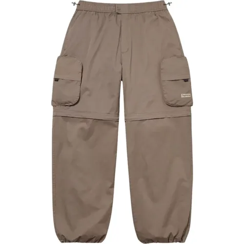 Cargo Zip-Off Cinch Pant Grey , male, Sizes: S - Supreme - Modalova