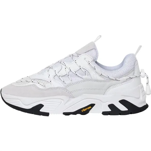 Strahlend Weiße Nylon-Sneaker Ss24 , Damen, Größe: 40 EU - Mikakus Barcelona - Modalova