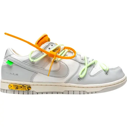 Limited Edition Off-White Dunk Low Lot 43 , male, Sizes: 2 1/2 UK, 8 UK, 4 1/2 UK, 10 1/2 UK, 2 UK, 7 UK, 10 UK, 11 UK, 6 1/2 UK, 3 1/2 UK, 4 UK, 5 UK - Nike - Modalova