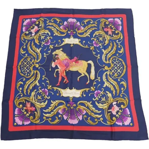 Pre-owned Silk scarves , female, Sizes: ONE SIZE - Hermès Vintage - Modalova