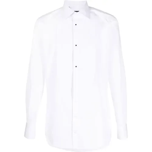Contrasting Tuxedo Shirt , male, Sizes: M, 2XL - Dolce & Gabbana - Modalova