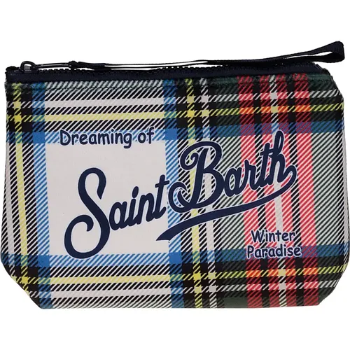 Neoprene Pouch with Print and Zip , female, Sizes: ONE SIZE - MC2 Saint Barth - Modalova