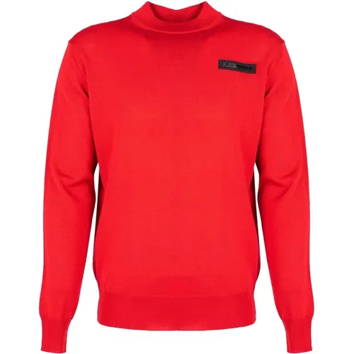 Herren Merinowollpullover , Herren, Größe: 2XL - Plein Sport - Modalova