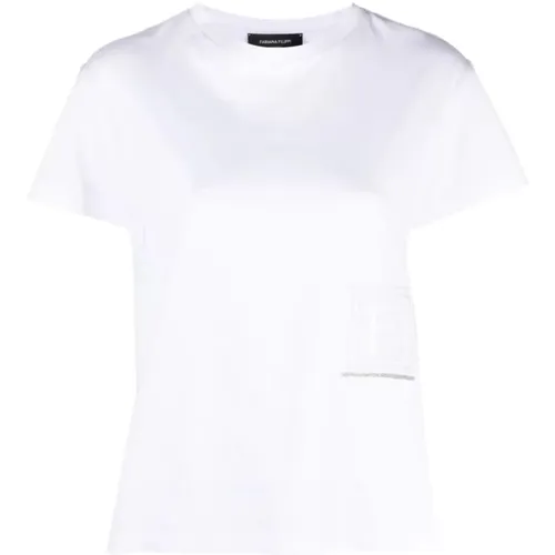 Women's Clothing T-Shirts & Polos Vr1 Aw22 , female, Sizes: XS - Fabiana Filippi - Modalova