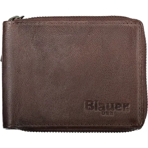 Men's Wallet Almont Contrast Details , male, Sizes: ONE SIZE - Blauer - Modalova