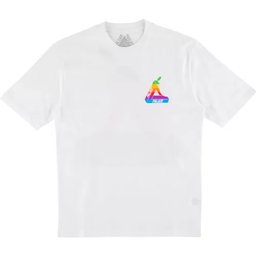 Regenbogen-Logo Tech T-Shirt Limited Edition , Herren, Größe: S - Palace - Modalova
