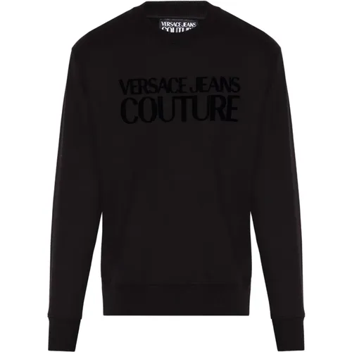 Sweatshirt mit Logo - Versace Jeans Couture - Modalova