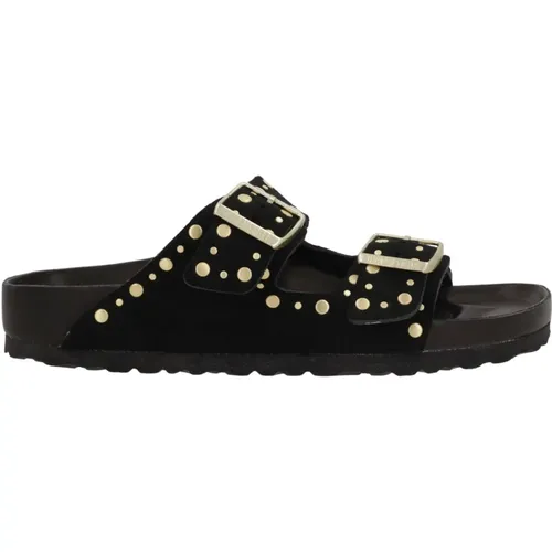 Studded Flat Sandals , female, Sizes: 5 UK, 7 UK, 4 UK, 6 UK - Birkenstock - Modalova