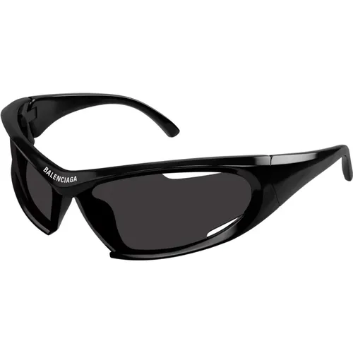 Schwarze Sonnenbrille mit Zubehör - Balenciaga - Modalova