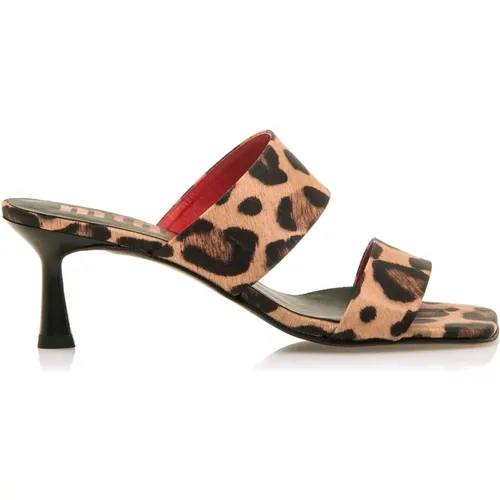 Leopardo Sandalen mit Absatz - mustang - Modalova