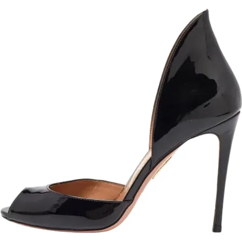 Pre-owned Leather heels , female, Sizes: 5 UK - Aquazzura Pre-owned - Modalova