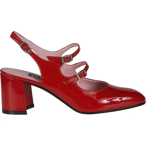 Doppelriemen Slingback Absätze , Damen, Größe: 37 1/2 EU - Carel - Modalova