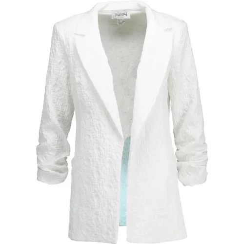 Stilvolle Weiße Blazer mit Einzigartiger Struktur , Damen, Größe: M - Joseph Ribkoff - Modalova