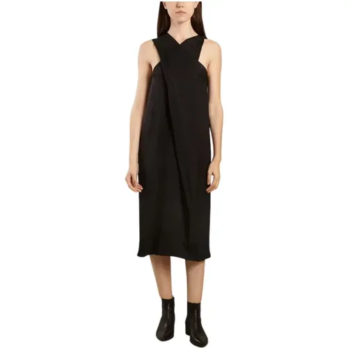 Aluta sleeveless midi dress , female, Sizes: L, S - By Malene Birger - Modalova