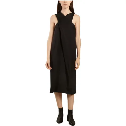 Aluta sleeveless midi dress , female, Sizes: M, L, S - By Malene Birger - Modalova