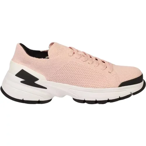 Bolt Sneakers - Textile and Leather , male, Sizes: 9 UK, 7 UK, 10 UK, 8 UK - Neil Barrett - Modalova