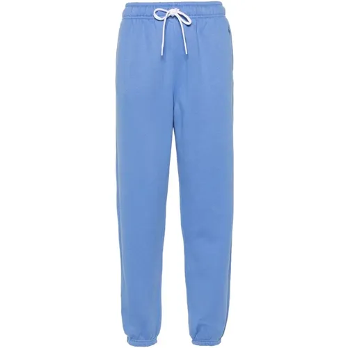 Casual Blau Baumwolle Polyester Sportliche Hose , Damen, Größe: XS - Polo Ralph Lauren - Modalova