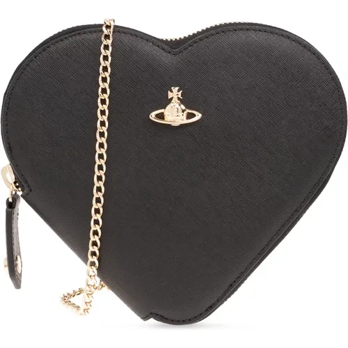 New Heart shoulder bag , female, Sizes: ONE SIZE - Vivienne Westwood - Modalova