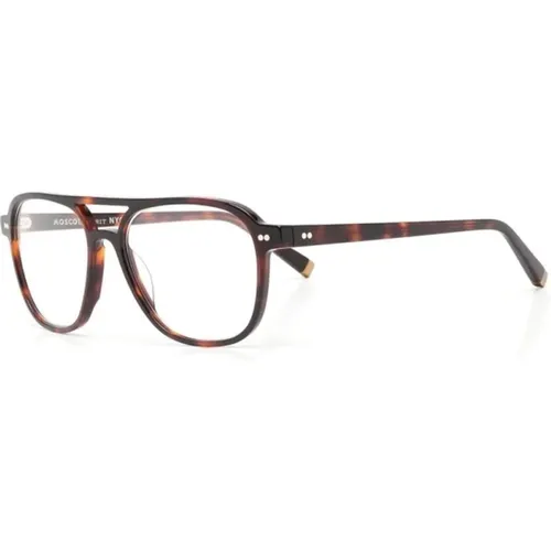Braune Tortoise Optische Brille,Stilvolle Tabak Optische Brille,Schwarze Optische Brille, Klassischer Stil - Moscot - Modalova