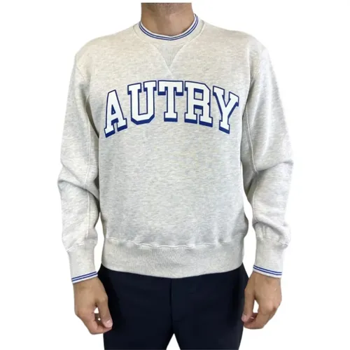 Grau Blau Sweatshirt Jersey , Herren, Größe: XL - Autry - Modalova