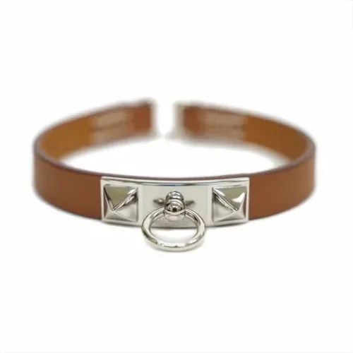 Pre-owned Leather bracelets , female, Sizes: ONE SIZE - Hermès Vintage - Modalova