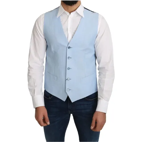 Stylish Logo Vest , male, Sizes: M - Dolce & Gabbana - Modalova