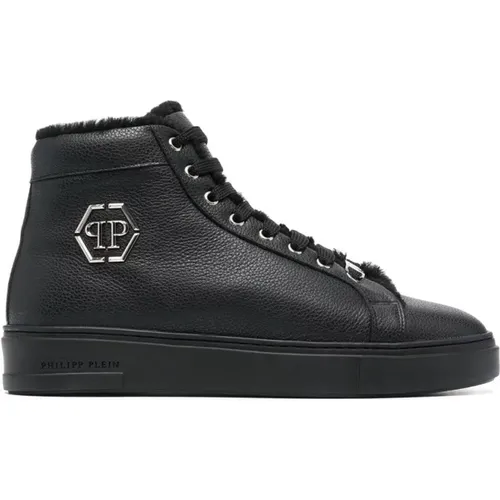 Hi-Top sneakers Hexagon , male, Sizes: 12 UK - Philipp Plein - Modalova