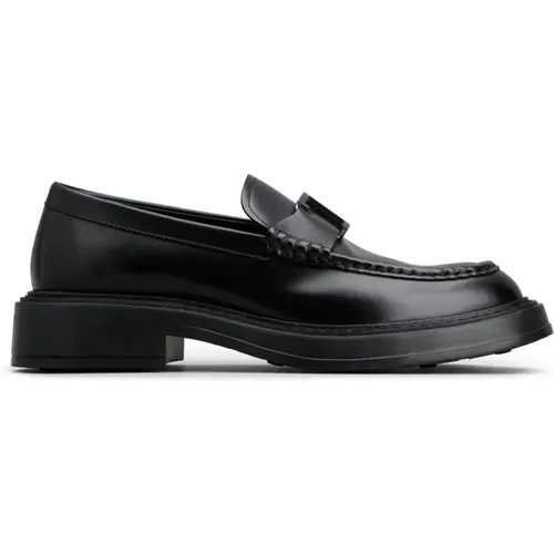 Loafers with T Timeless Accessory , male, Sizes: 11 UK, 6 UK, 7 1/2 UK, 9 UK, 8 UK, 10 UK - TOD'S - Modalova