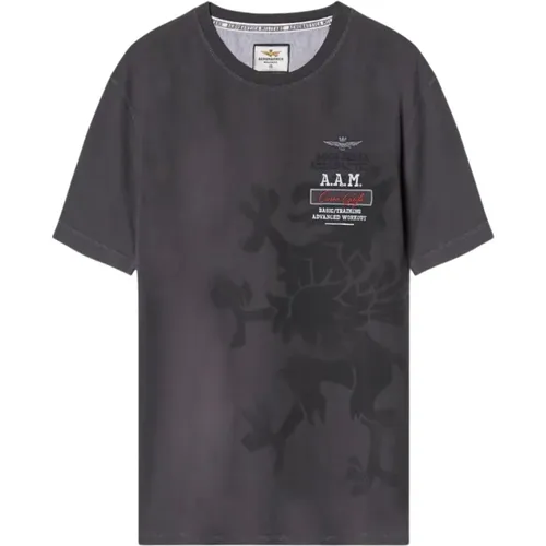 T-Shirts , male, Sizes: L, 3XL, 2XL, XL - aeronautica militare - Modalova