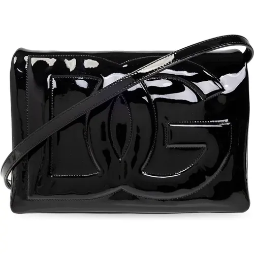 Glossy Shoulder Bag , female, Sizes: ONE SIZE - Dolce & Gabbana - Modalova