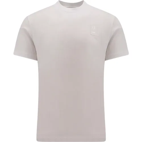 Weißes Crew-neck T-Shirt Kurzarm - Salvatore Ferragamo - Modalova