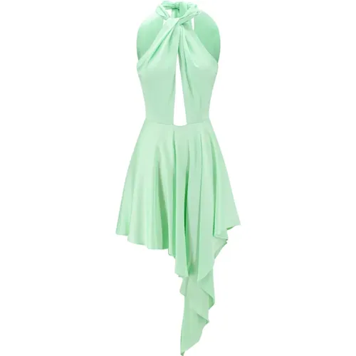 Cotton Dress with Snap Button Closure , female, Sizes: XS, S - Stella Mccartney - Modalova