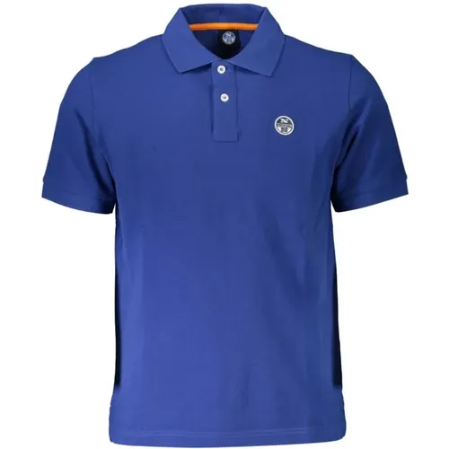 Cotton Polo Shirt with Logo Detail , male, Sizes: M, XL - North Sails - Modalova