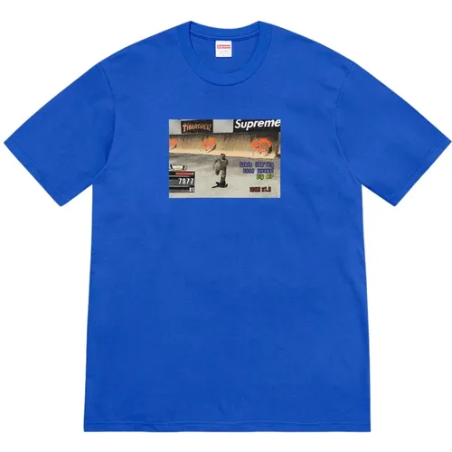 Limited Edition Game Tee Royal , male, Sizes: L, M, XL - Supreme - Modalova