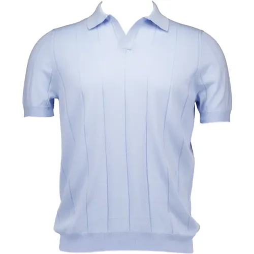 Hellblaues Poloshirt , Herren, Größe: XL - Gran Sasso - Modalova