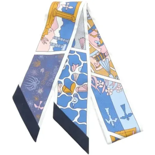 Pre-owned Silk scarves , female, Sizes: ONE SIZE - Hermès Vintage - Modalova