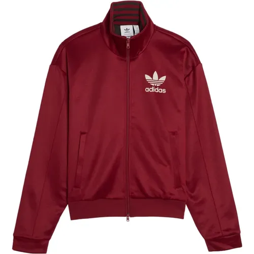 Track Top Jacke für Sportlichen Look , Herren, Größe: M - Adidas - Modalova