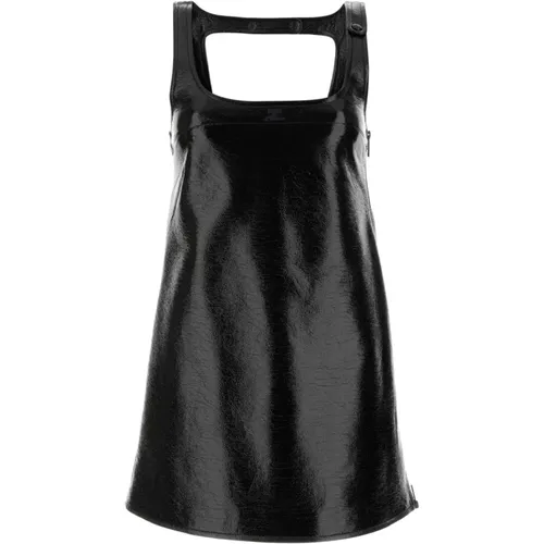 Vinyl Mini Dress , female, Sizes: M, S, XS - Courrèges - Modalova