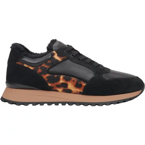 Women's Leather Sneakers for Winter with Fur Lining Er00116289 , female, Sizes: 2 UK, 6 UK, 7 UK, 5 UK, 4 UK, 3 UK - Estro - Modalova