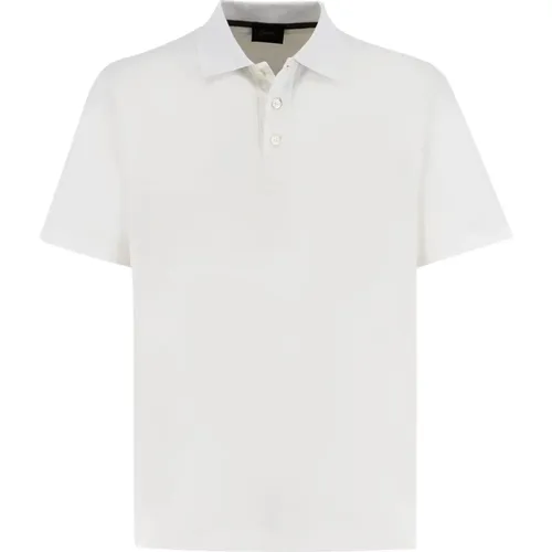 Herren Weißes Polo Shirt , Herren, Größe: XL - Brioni - Modalova