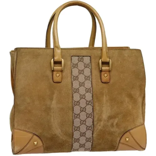 Pre-owned Canvas handbags , female, Sizes: ONE SIZE - Gucci Vintage - Modalova