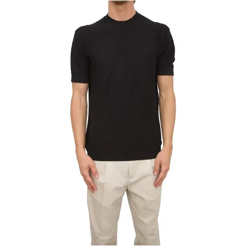 Round Neck T-Shirt , male, Sizes: XL, 2XL, L - Paolo Pecora - Modalova