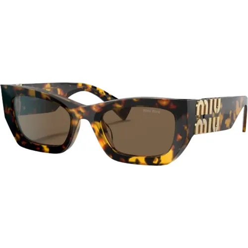 Stylische Sonnenbrille für Frauen , unisex, Größe: 53 MM - Miu Miu - Modalova