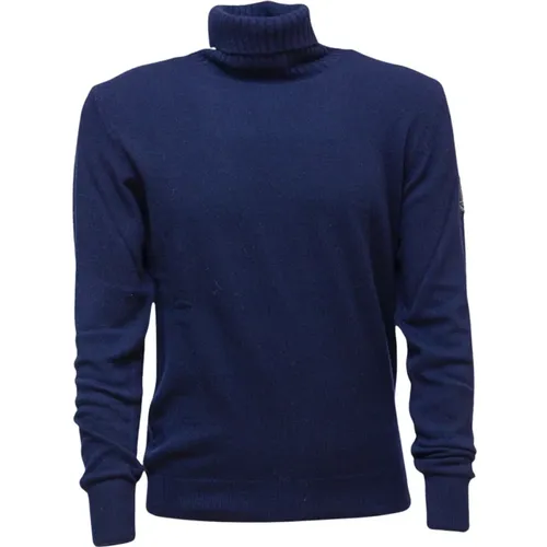 Wool and Cashmere Turtleneck , male, Sizes: 2XL - Roy Roger's - Modalova